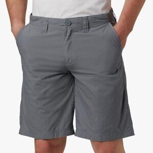 NWT Columbia Men's Washed Out Short, grey ash, 52Wx10L